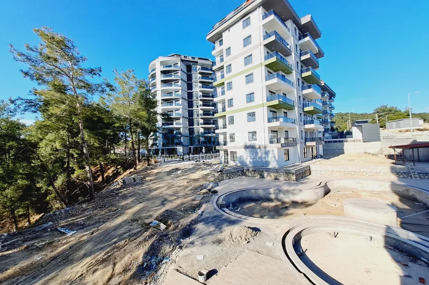 Urgent sale! One bedroom apartment in a complex at the final stage of construction, Avsallar district — Alanya 8 
