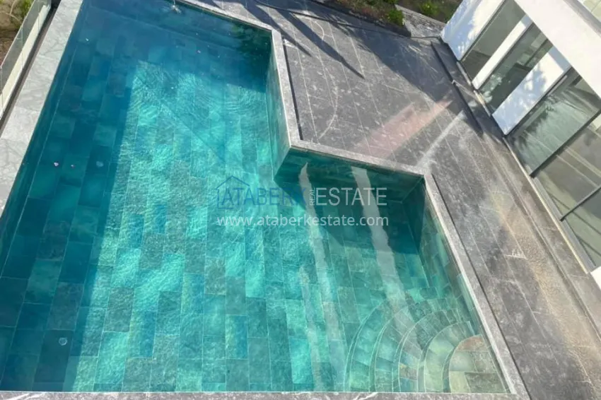 Stylish villa with panoramic views in the prestigious Bektash area, Alanya 8 