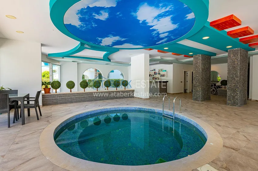 Linear 3+1 apartment with luxurious furniture in a cozy complex — Alanya, Mahmutlar district 11 