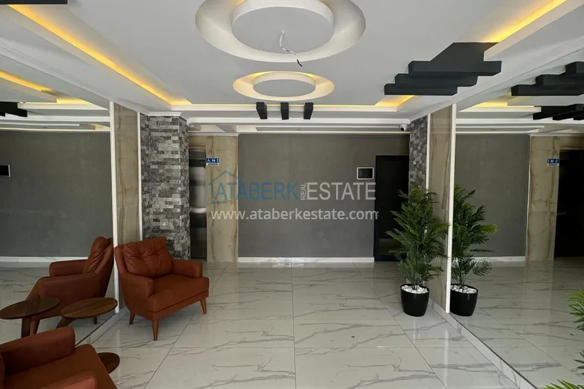 One bedroom apartment with furniture in Alanya, Mahmutlar district 9 