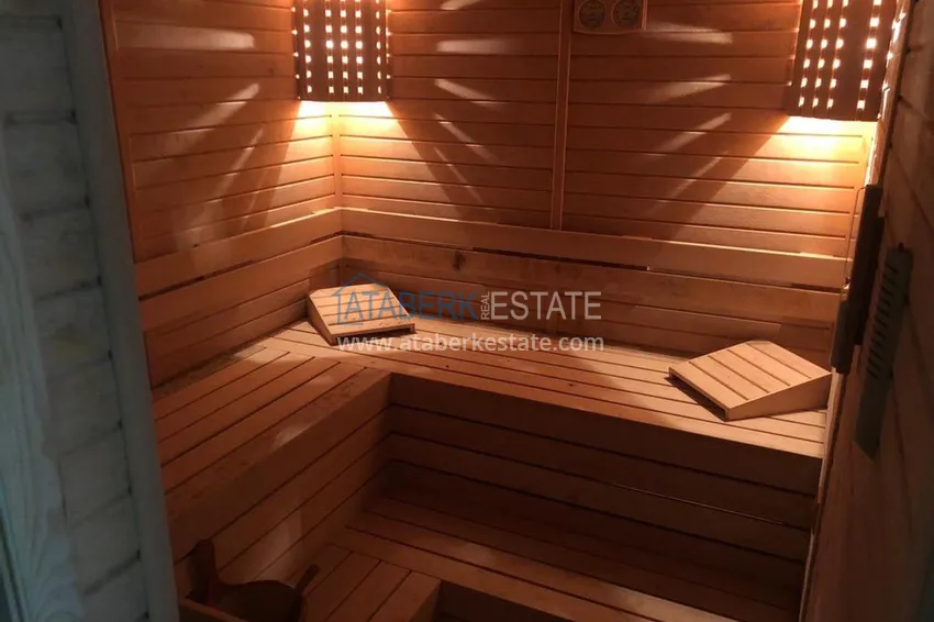 Two-bedroom apartment with furniture and sea view in Alanya, Mahmutlar district 9 