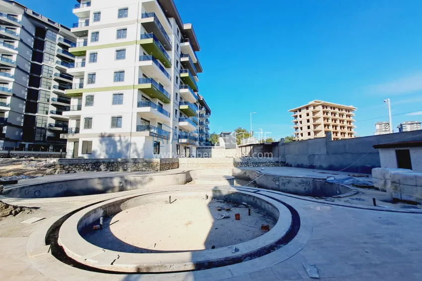1+1 apartment from an investor in a complex at the final stage of construction, Avsallar district — Alanya 9 