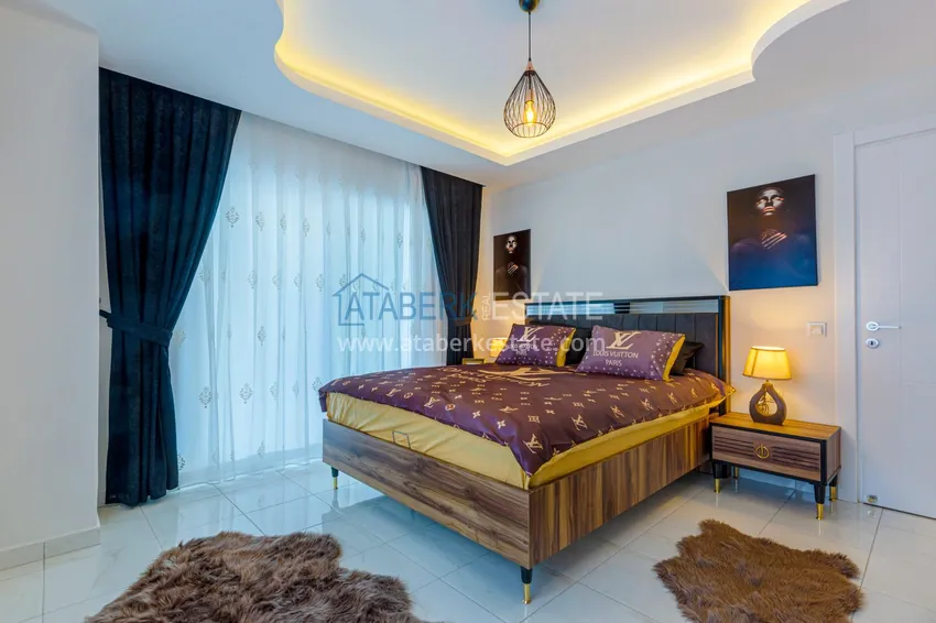 Purchase  Linear 3+1 apartment with luxurious furniture in a cozy complex — Alanya, Mahmutlar district 10 