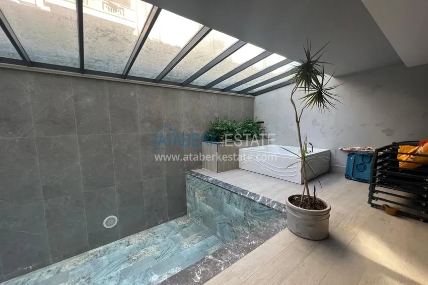 Furnished one-bedroom apartment for rent in the center of Alanya — near Cleopatra Beach No. 1 9