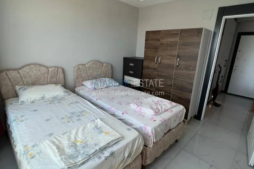 Purchase Turnkey one-bedroom apartment with sea view in a modern complex — Mersin, Kargypinari 8