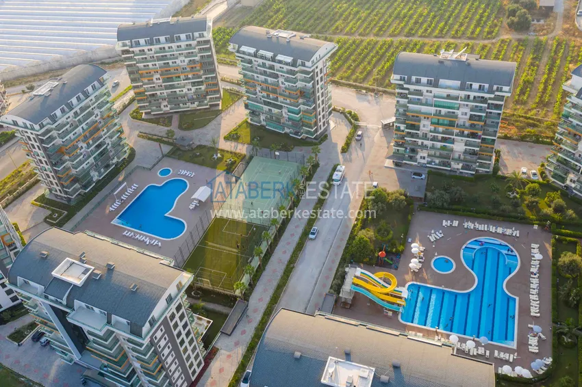 Furnished apartment in Avsallar with a glazed balcony in a hotel-type complex — directly from the owner 4 