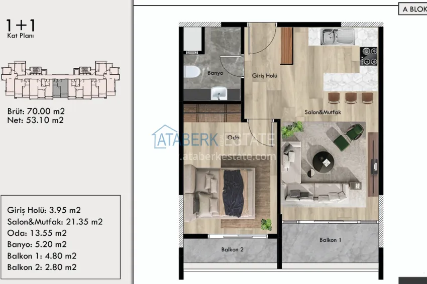 Buy cheap Elite residence under construction in Mersin, Tomyuk district 4