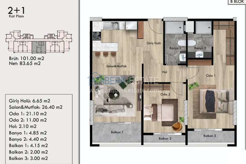 Buy cheap Elite residence under construction in Mersin, Tomyuk district 12