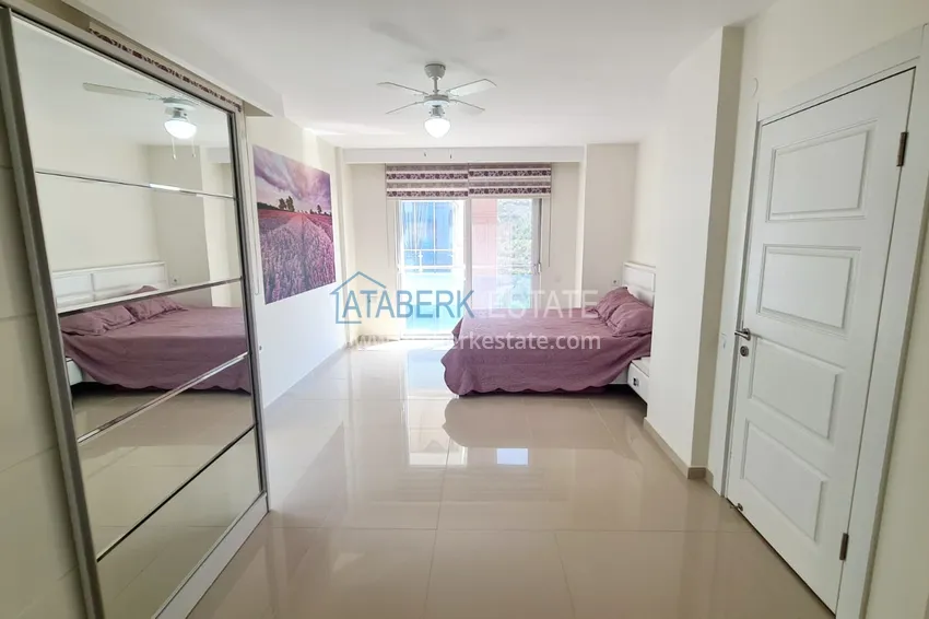 Purchase Apartment 2+1 with furniture and sea view — luxury complex in Kargicak 10 