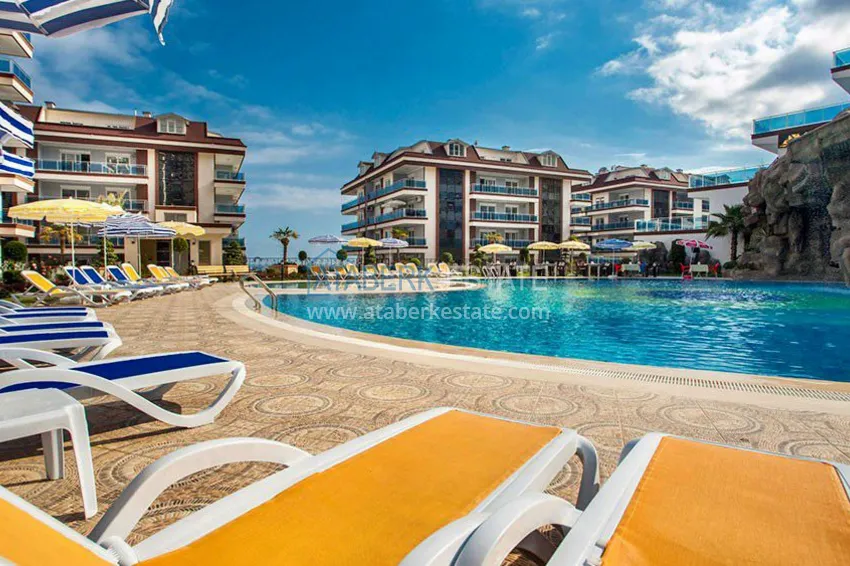 Furnished two-bedroom apartment in a premium complex — Alanya, Oba district 10 