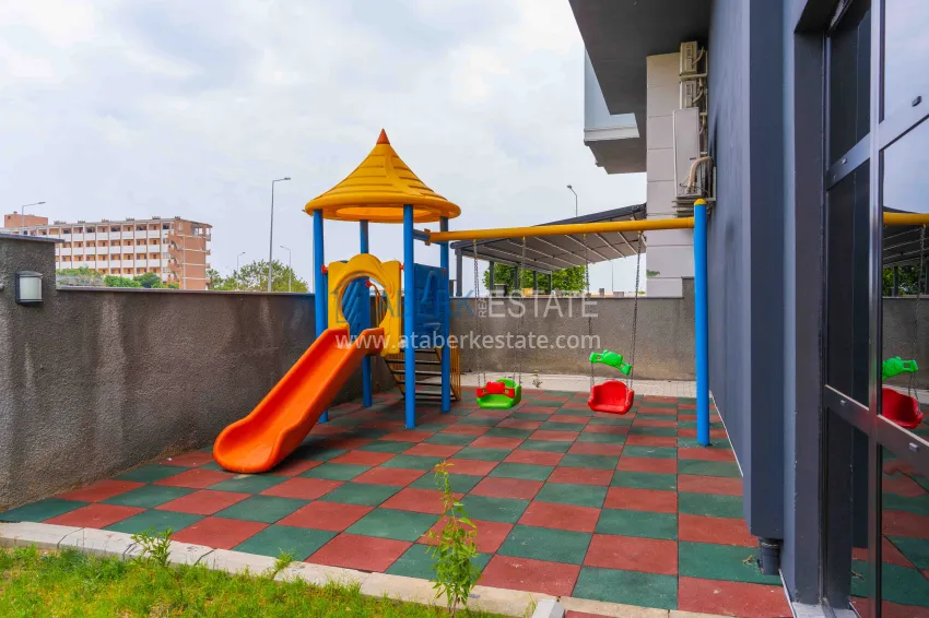 One bedroom apartment with furniture and sea view at a bargain price — Kargicak, Alanya 10 