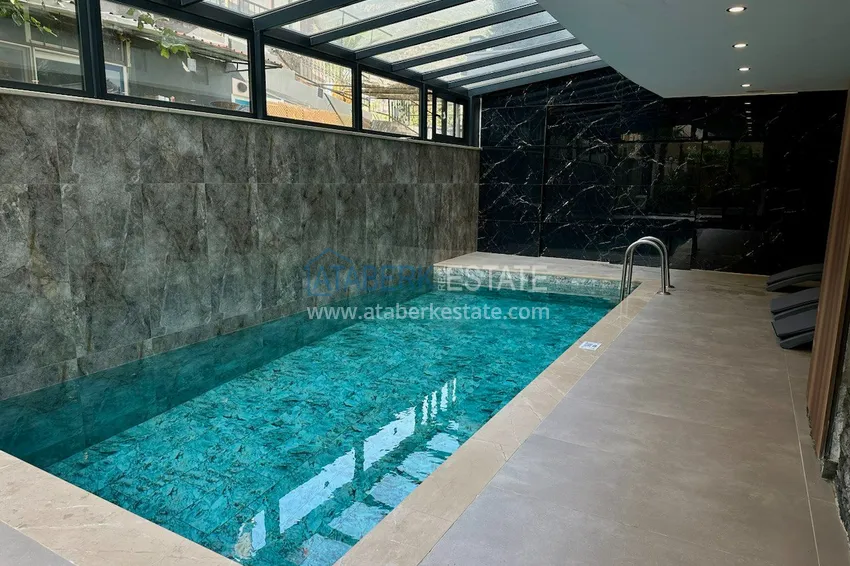 One bedroom apartment in a modern complex — the center of Alanya, Cleopatra beach area 10 