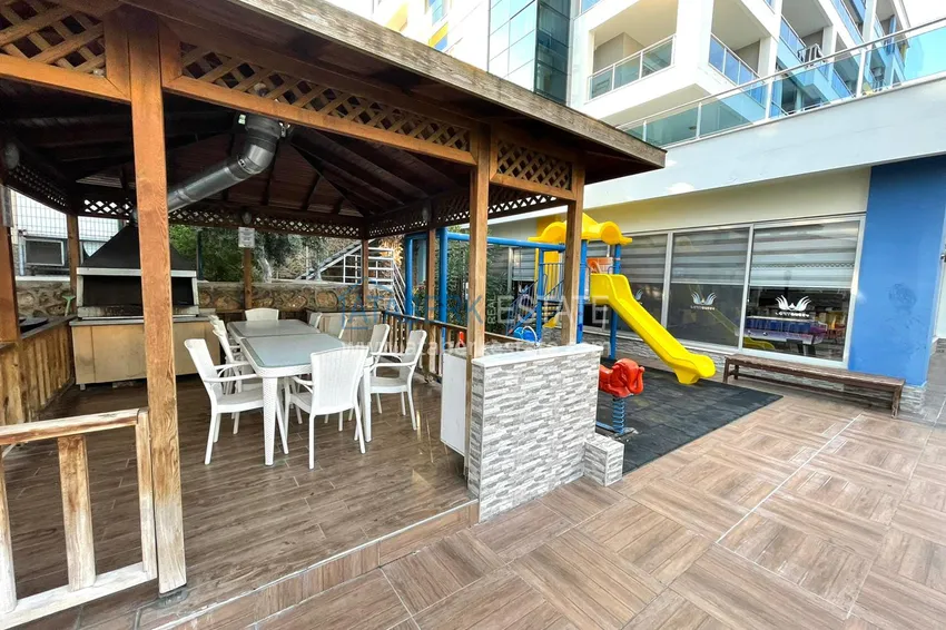 Furnished one-bedroom apartment for rent in Alanya, Kestel district - exclusive B19 complex 12 