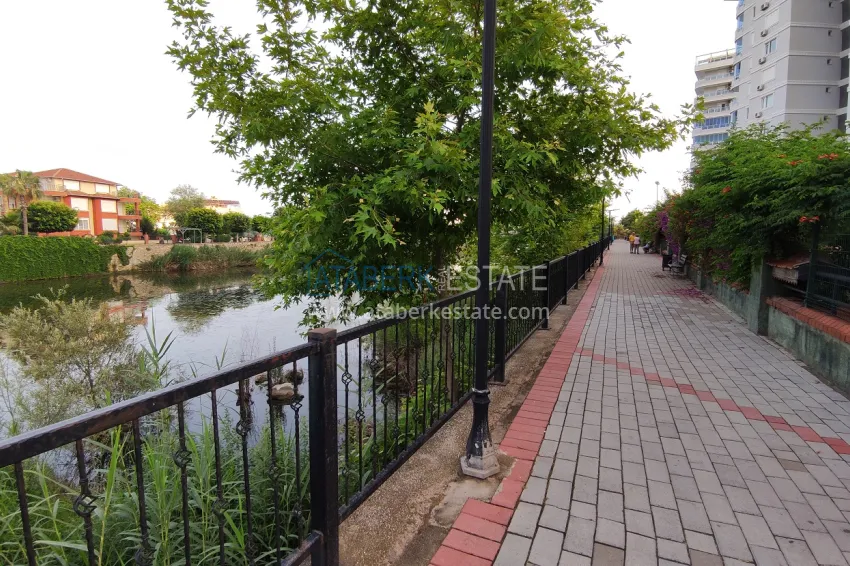 Real estate for a residence permit. Two-bedroom apartment with furniture and views of the Dim River — Alanya, Tosmur 11 