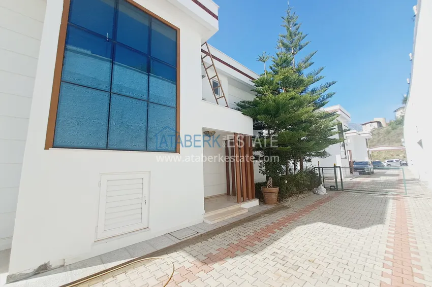 Luxury view villa with furniture and private pool in a luxury complex - Kargicak, Alanya 12 