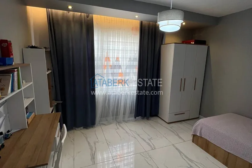 Purchase Panoramic linear apartment with furniture in Mersin — Davultepe, just 250 meters from the sea 13 