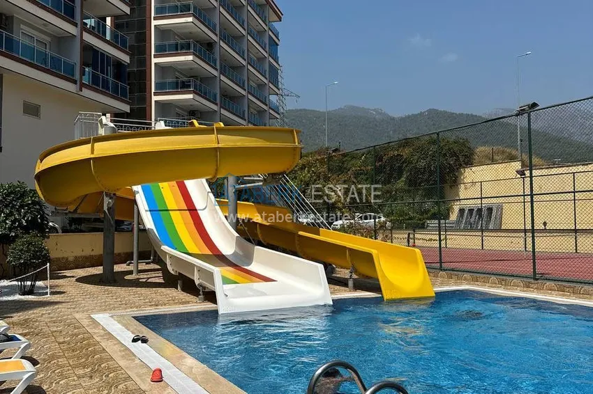 Furnished two-bedroom apartment in a premium complex — Alanya, Oba district 11 