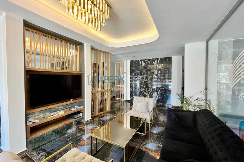 Great price! Stylish 1+1 turnkey apartment in a comfort-class residence — Oba, Alanya 11 