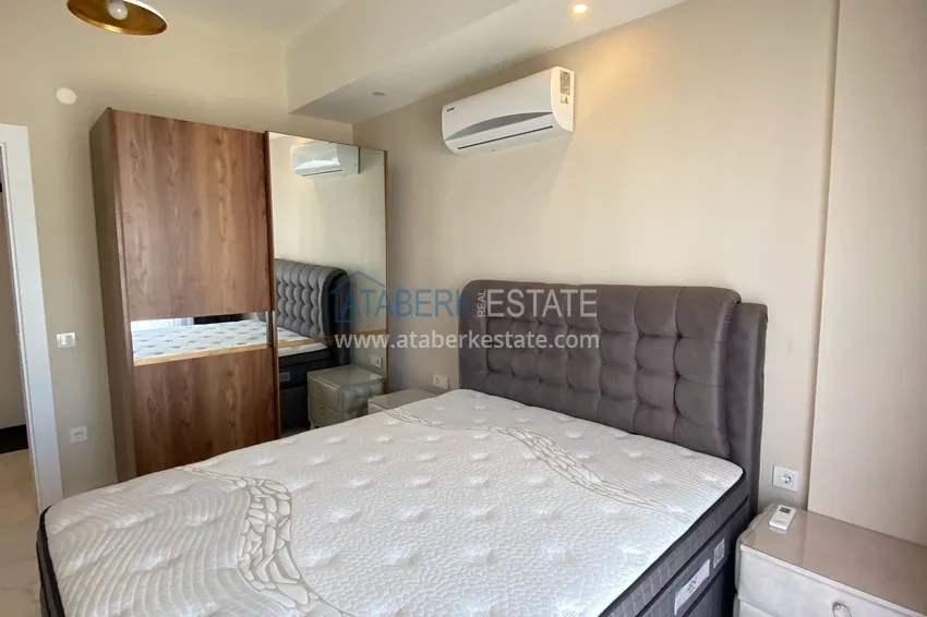 Purchase  1+1 furnished apartment for rent in a luxury residence near Incekum beach, Avsallar district — Alanya D43 11 