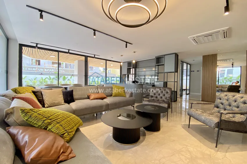 One bedroom apartment in a modern complex — the center of Alanya, Cleopatra beach area 11 