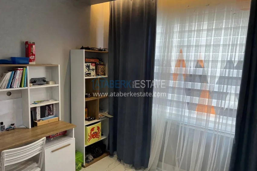 Purchase Panoramic linear apartment with furniture in Mersin — Davultepe, just 250 meters from the sea 14 