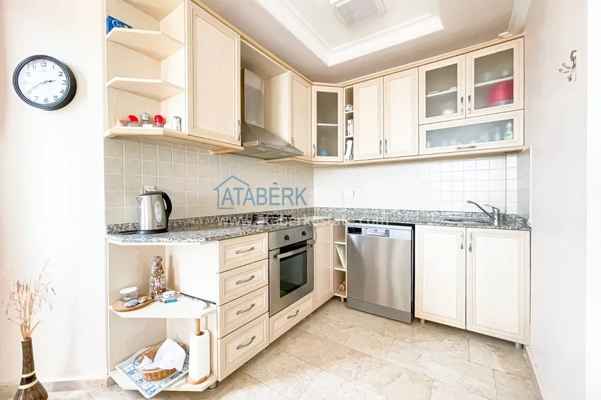 Purchase Apartment 2+1 with furniture and sea view, suitable for a residence permit — Tosmur, Alanya 12 