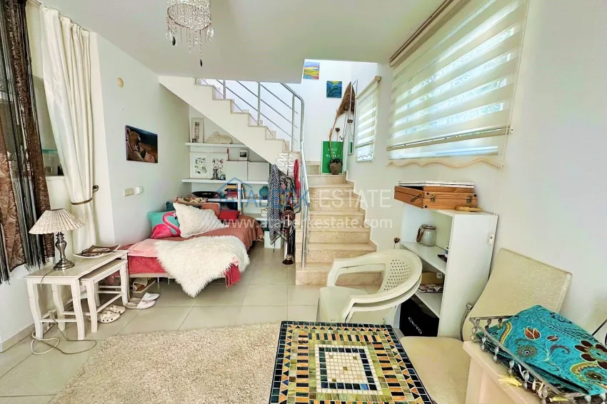 Purchase Furnished 2+1 garden duplex with sea views in the Konakli area. Property for a residence permit in Alanya 12 