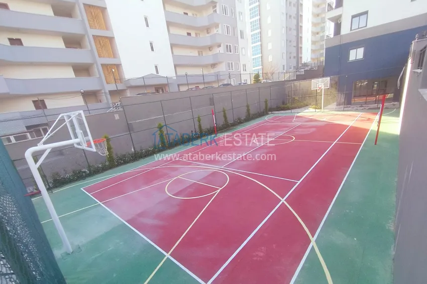 1+1 apartment for rent with new furniture in Payallar, Alanya A26 13 