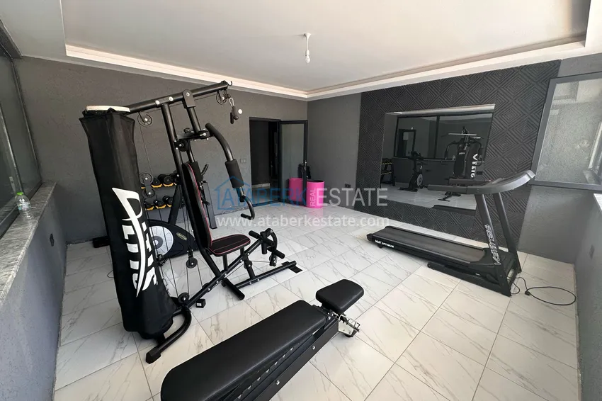 One-bedroom apartment in Mahmutlar with new modern furniture  12 