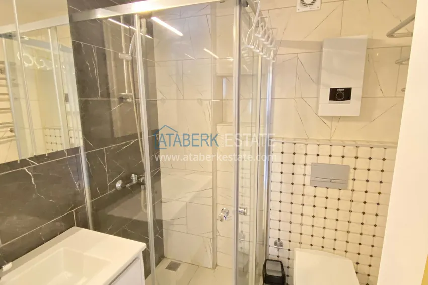 Purchase  1+1 furnished apartment for rent in a luxury residence near Incekum beach, Avsallar district — Alanya D43 12 