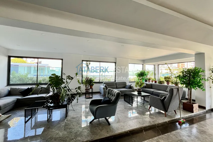 Turnkey 1+1 apartment with sea view in a complex on the beachfront — Mahmutlar, Alanya 12 