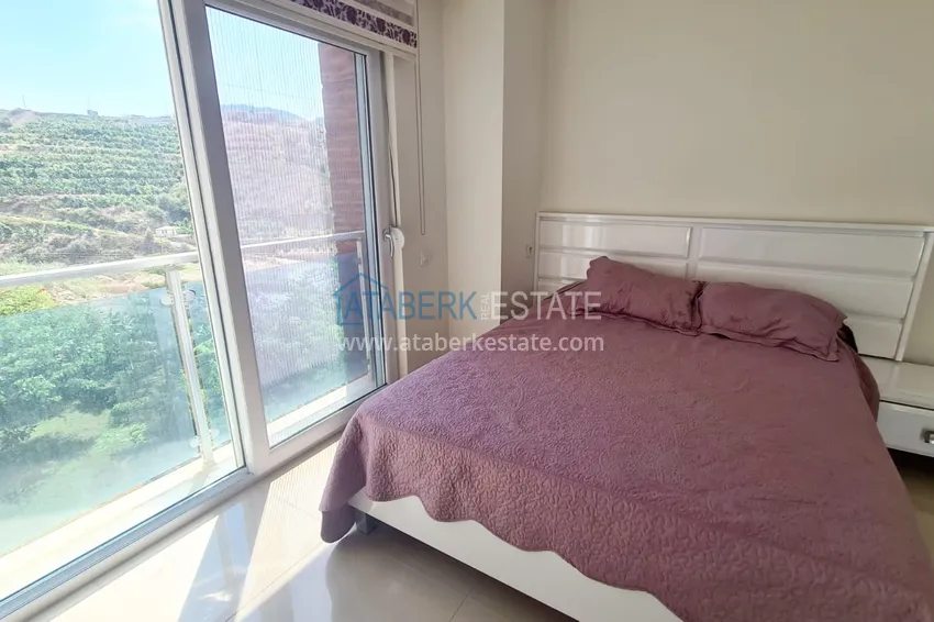 Purchase Apartment 2+1 with furniture and sea view — luxury complex in Kargicak 12 