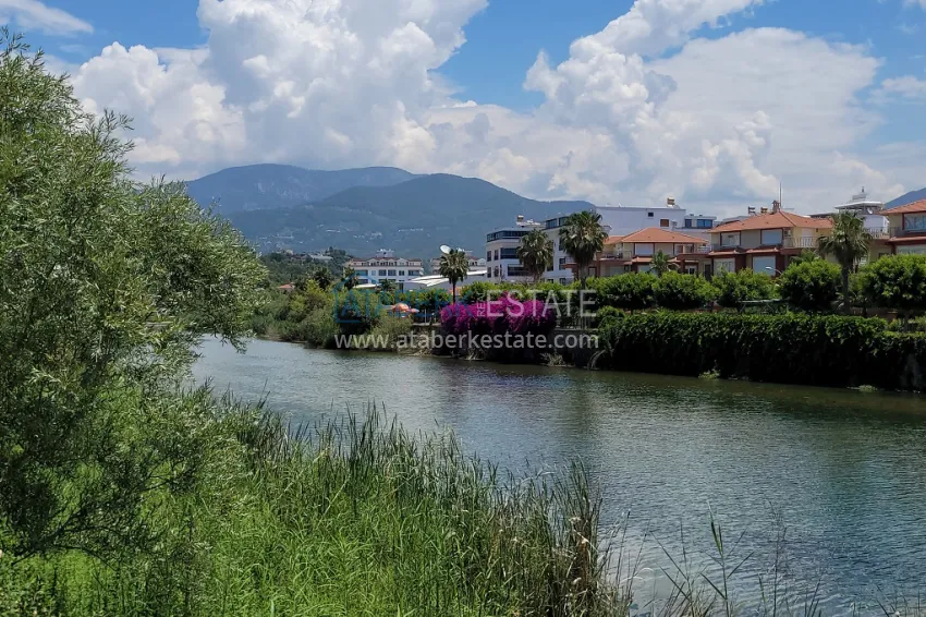 Real estate for a residence permit. Two-bedroom apartment with furniture and views of the Dim River — Alanya, Tosmur 13 