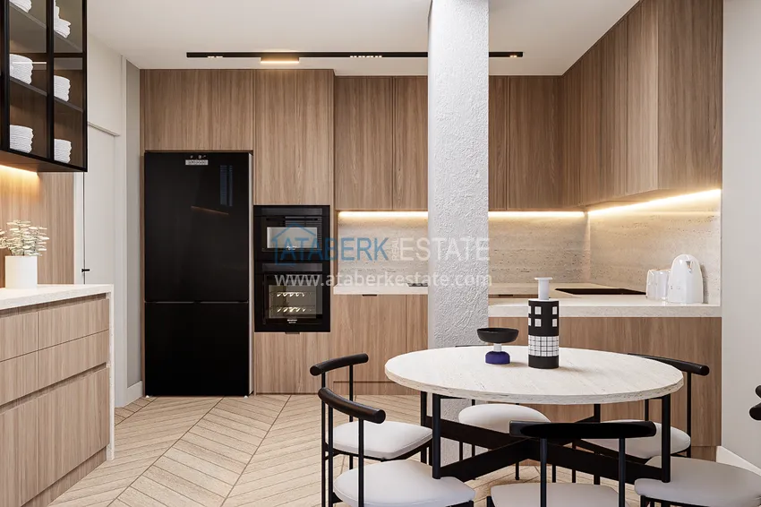 Purchase  Buy a house in Antalya - Lara, Guzeloba. Townhouse under construction. Citizenship Real Estate 14 