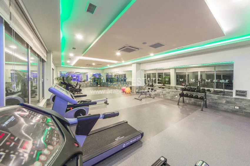 Furnished one-bedroom apartment for rent in Alanya, Kestel district - exclusive B19 complex 15 