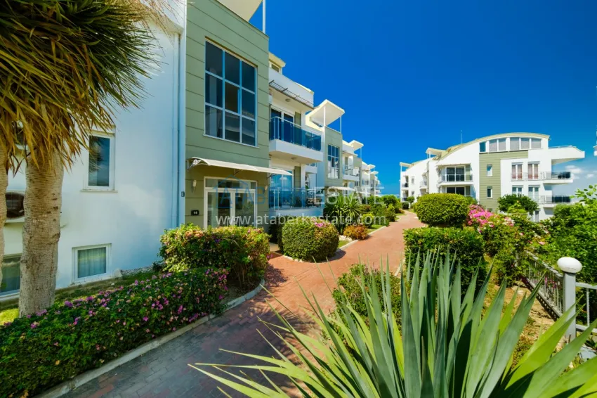 Furnished 2+1 garden duplex with sea views in the Konakli area. Property for a residence permit in Alanya 13 