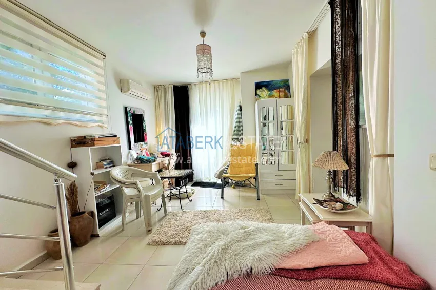 Purchase Furnished 2+1 garden duplex with sea views in the Konakli area. Property for a residence permit in Alanya 13 