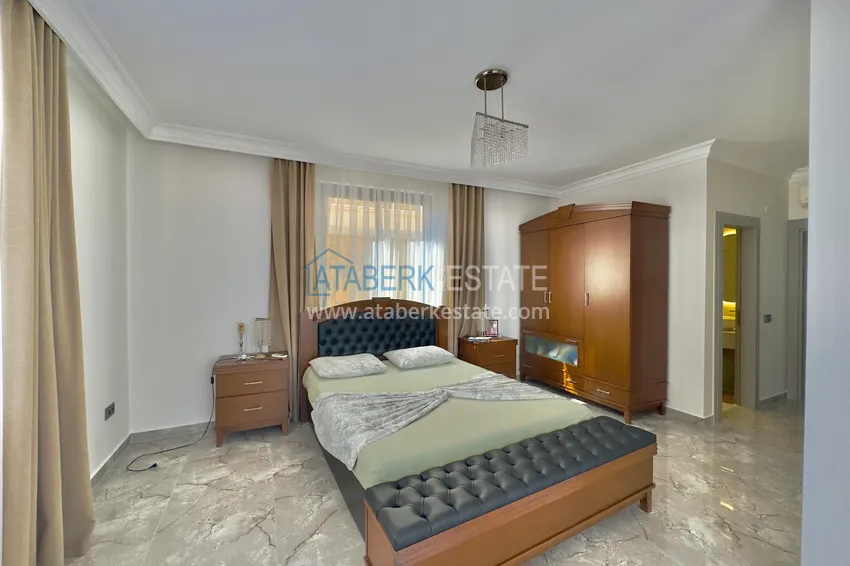 Purchase Luxury villa in Alanya — Bektash district. Panoramic view, stylish design, suitable for citizenship! 13