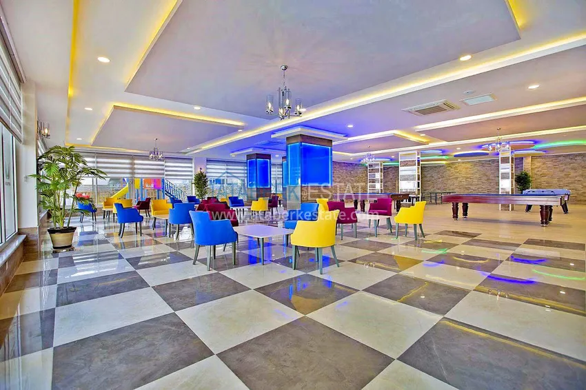 Furnished one-bedroom apartment for rent in Alanya, Kestel district - exclusive B19 complex 16 