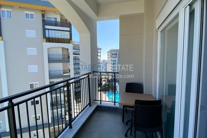 Purchase  1+1 furnished apartment for rent in a luxury residence near Incekum beach, Avsallar district — Alanya D43 14 
