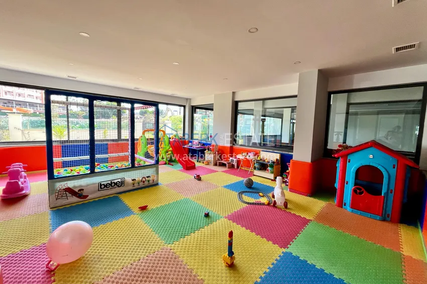 Turnkey 1+1 apartment with sea view in a complex on the beachfront — Mahmutlar, Alanya 14 