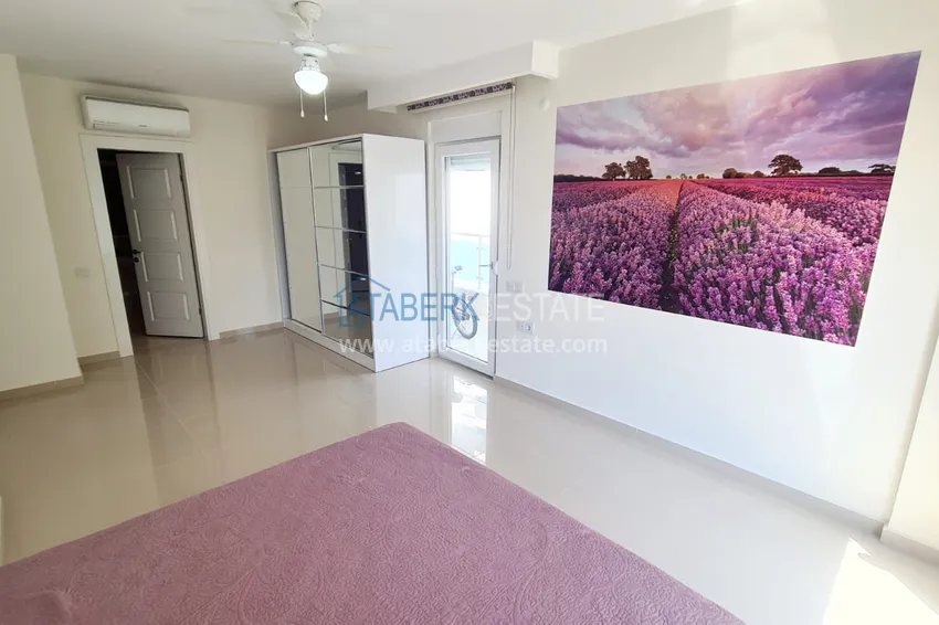 Purchase Apartment 2+1 with furniture and sea view — luxury complex in Kargicak 14 