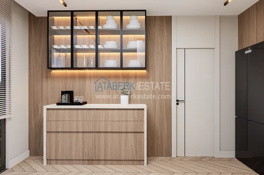 Purchase  Buy a house in Antalya - Lara, Guzeloba. Townhouse under construction. Citizenship Real Estate 16 