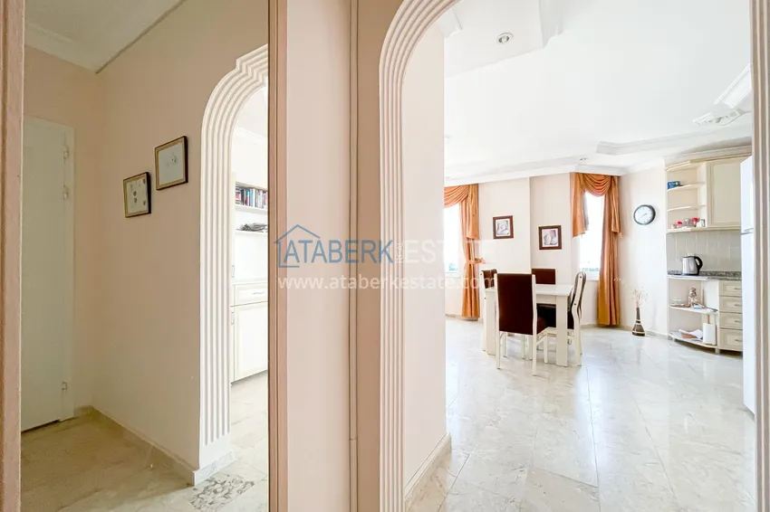 Purchase Apartment 2+1 with furniture and sea view, suitable for a residence permit — Tosmur, Alanya 15 