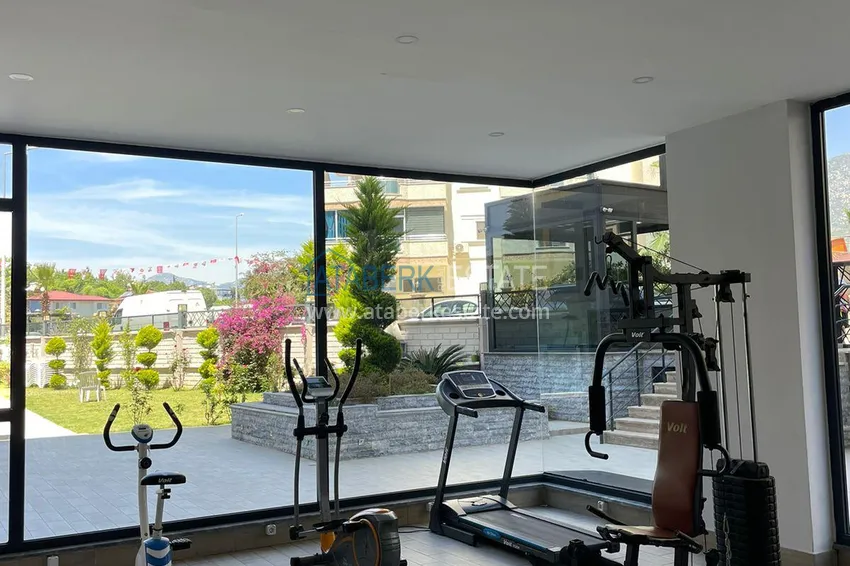 Two bedroom apartment with panoramic sea and mountain views in the center of Mahmutlar 15 