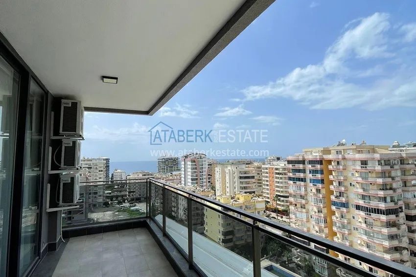 Purchase Two bedroom apartment with panoramic sea and mountain views in the center of Mahmutlar 14 