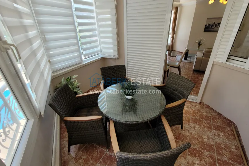 Purchase Real estate for a residence permit. Two-bedroom apartment with furniture and views of the Dim River — Alanya, Tosmur 13 