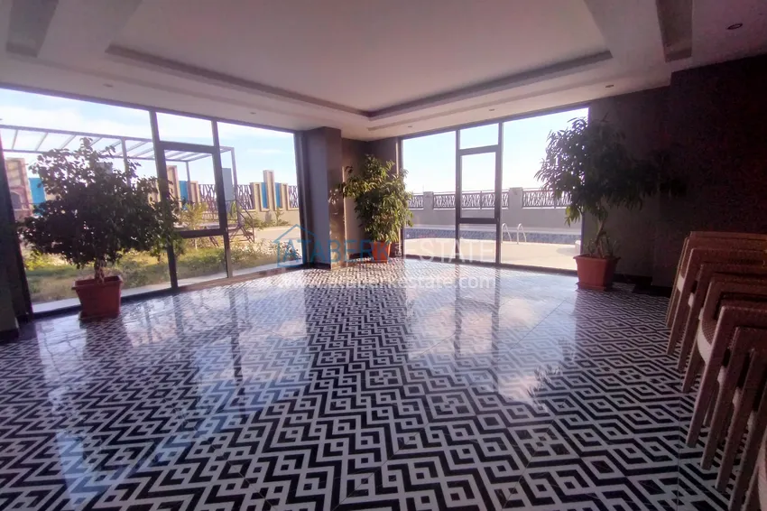 1+1 apartment for rent with new furniture in Payallar, Alanya A26 17 