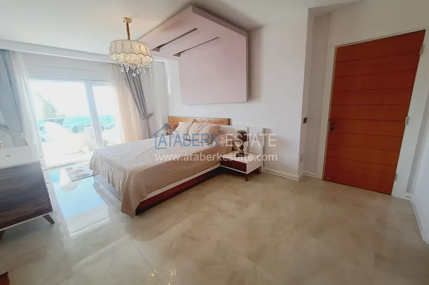 Purchase  Luxury view villa with furniture and private pool in a luxury complex - Kargicak, Alanya 17 