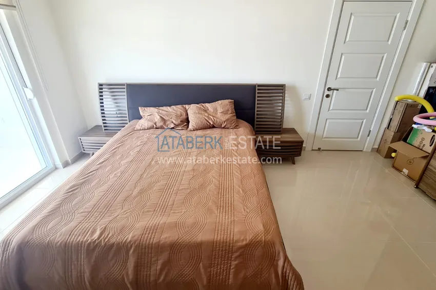 Purchase Apartment 2+1 with furniture and sea view — luxury complex in Kargicak 17 